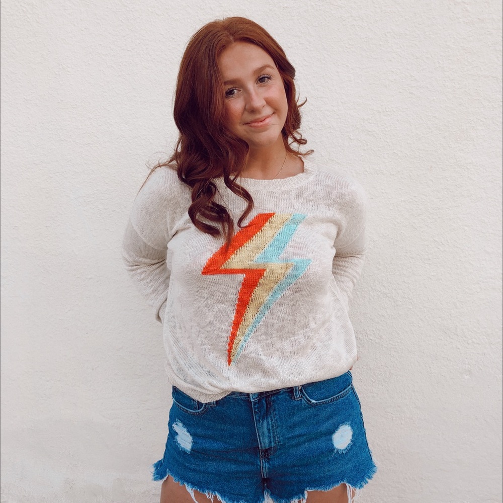 Promesa Lightning Bolt Sweater